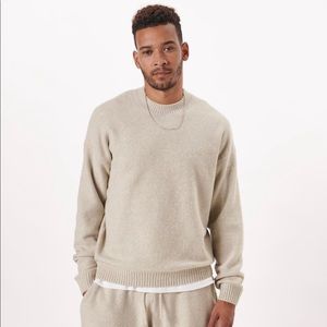 Abercrombie u0026 Fitch | Sweaters | Abercrombie Fitch Oversized Fuzzy Crew  Sweater Cream | Poshmark